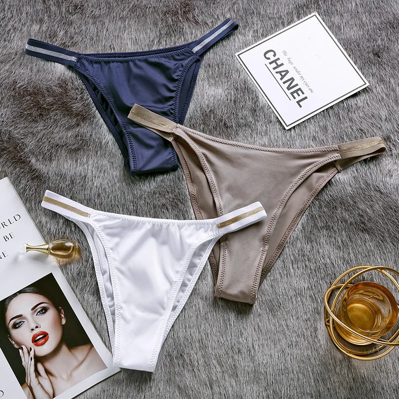 Seamless Sexy Low Waist Thongs Women Silver Spaghetti Strap Thong Soft Comfortable Female Sexy Lingerie
Seamless Sexy Low Waist Thongs Women Silver Spaghetti Strap Thong Soft Comfortable Female Sexy Lingerie
