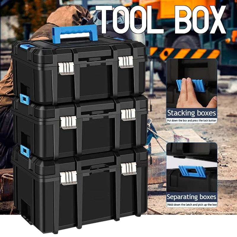 22/24in Tool Box Multifunctional Electrician ToolBox Professional Complete Tool Case Large Capacity Suitcases Stackable Boxes
22/24in Tool Box Multifunctional Electrician ToolBox Professional Complete Tool Case Large Capacity Suitcases Stackable Boxes