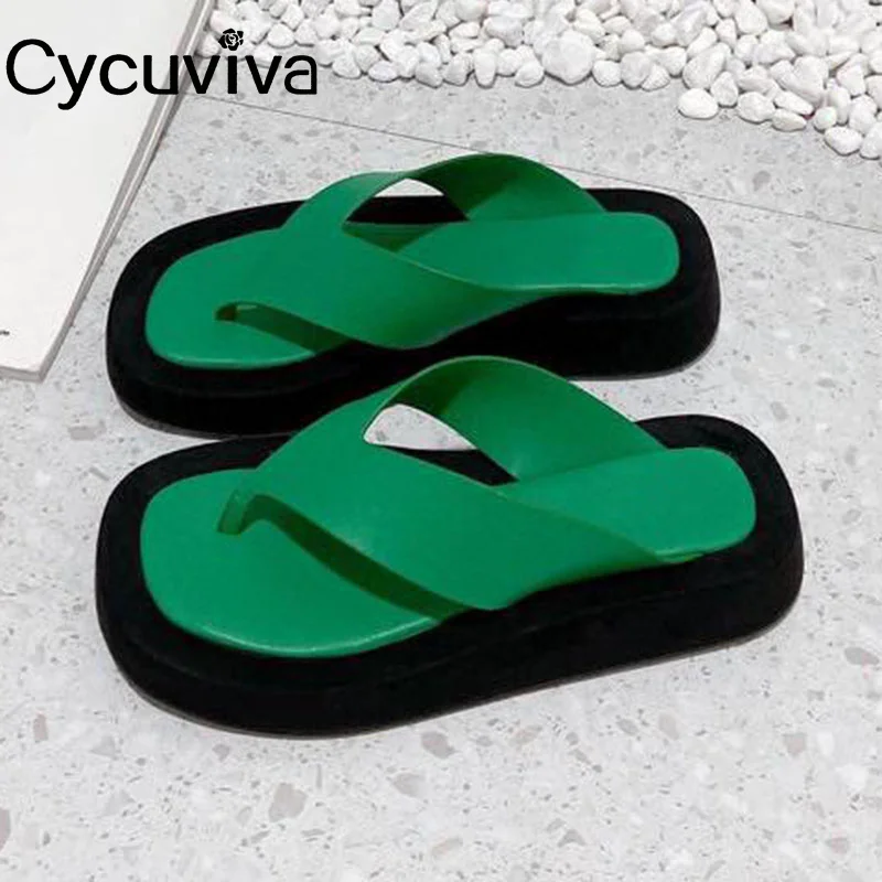 Summer Leather Flipflops Platform Flat Slippers Women Thick Sole Holiday Beach Shoes For Woman Designer Slippers Women Sandals
Summer Leather Flipflops Platform Flat Slippers Women Thick Sole Holiday Beach Shoes For Woman Designer Slippers Women Sandals