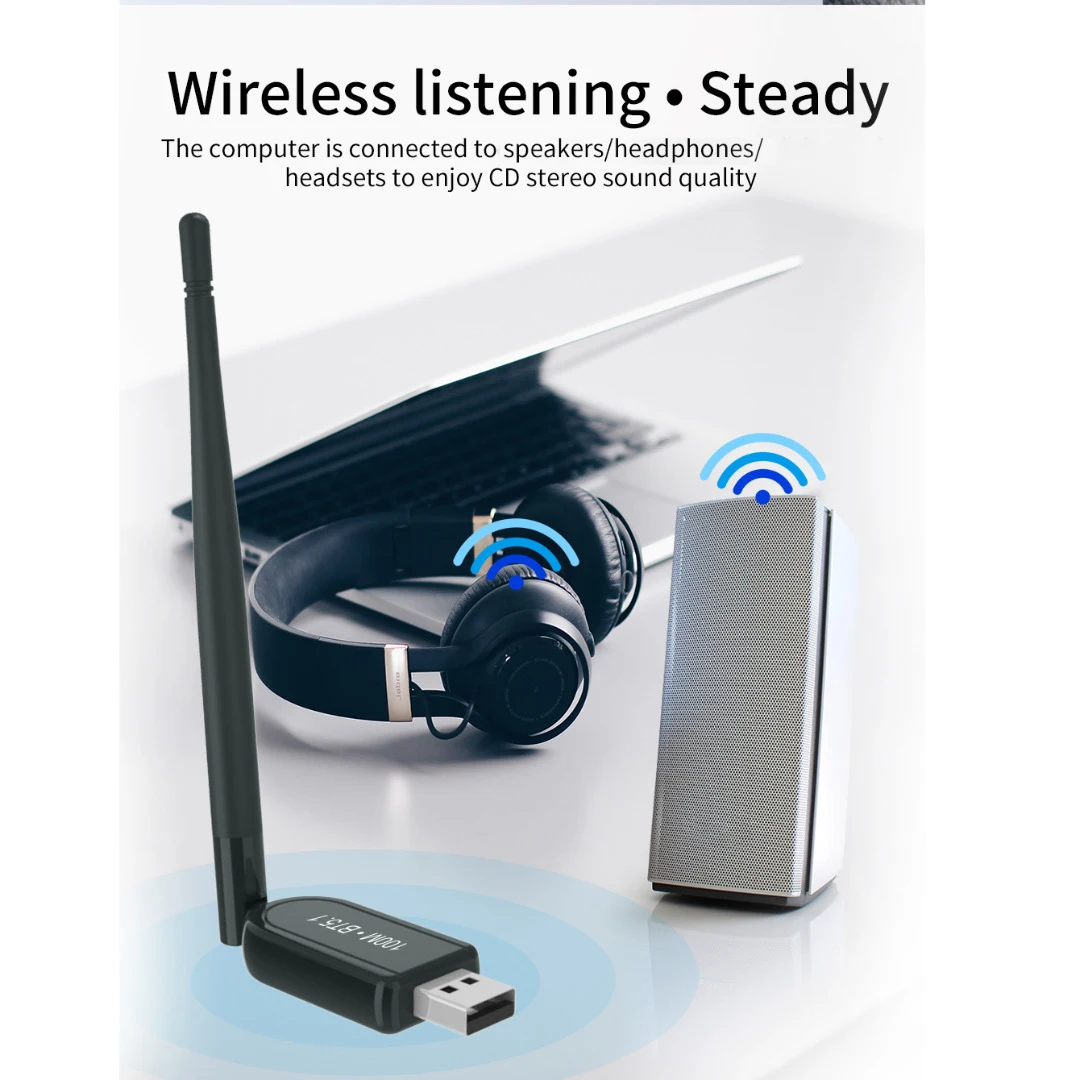 1pc For Windows 7/8.1/10/11 Wireless V5.1 Dongle USB Adapter 100m Stereo Receiver Transmitter For PC Laptop Keyboard Mouse
1pc For Windows 7/8.1/10/11 Wireless V5.1 Dongle USB Adapter 100m Stereo Receiver Transmitter For PC Laptop Keyboard Mouse