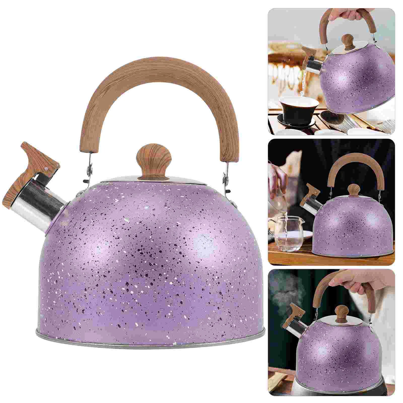 Kettle with Whistle Gas Induction Cooker Pot of Lunch Portable Water Stainless Steel
Kettle with Whistle Gas Induction Cooker Pot of Lunch Portable Water Stainless Steel