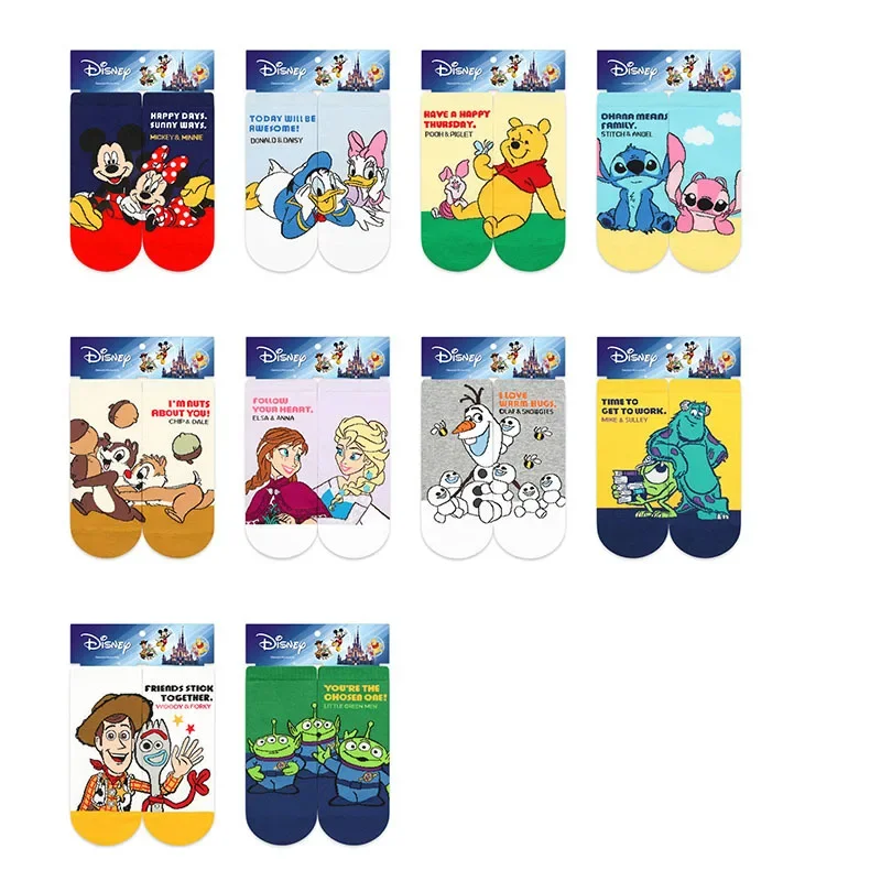 

Girl Sock Cartoon Mickey Minnie Socks Donald Duck Judy Pige Pig Daisy Socks Fashion Cotton Socks Disney