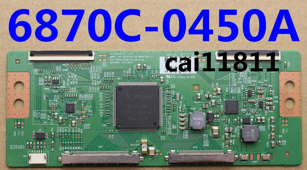 For 6870C-0450A T-con Board MODEL: ART 42/47/55 FHD TM240 VER 0.1 SONY KDL-50R550A
For 6870C-0450A T-con Board MODEL: ART 42/47/55 FHD TM240 VER 0.1 SONY KDL-50R550A