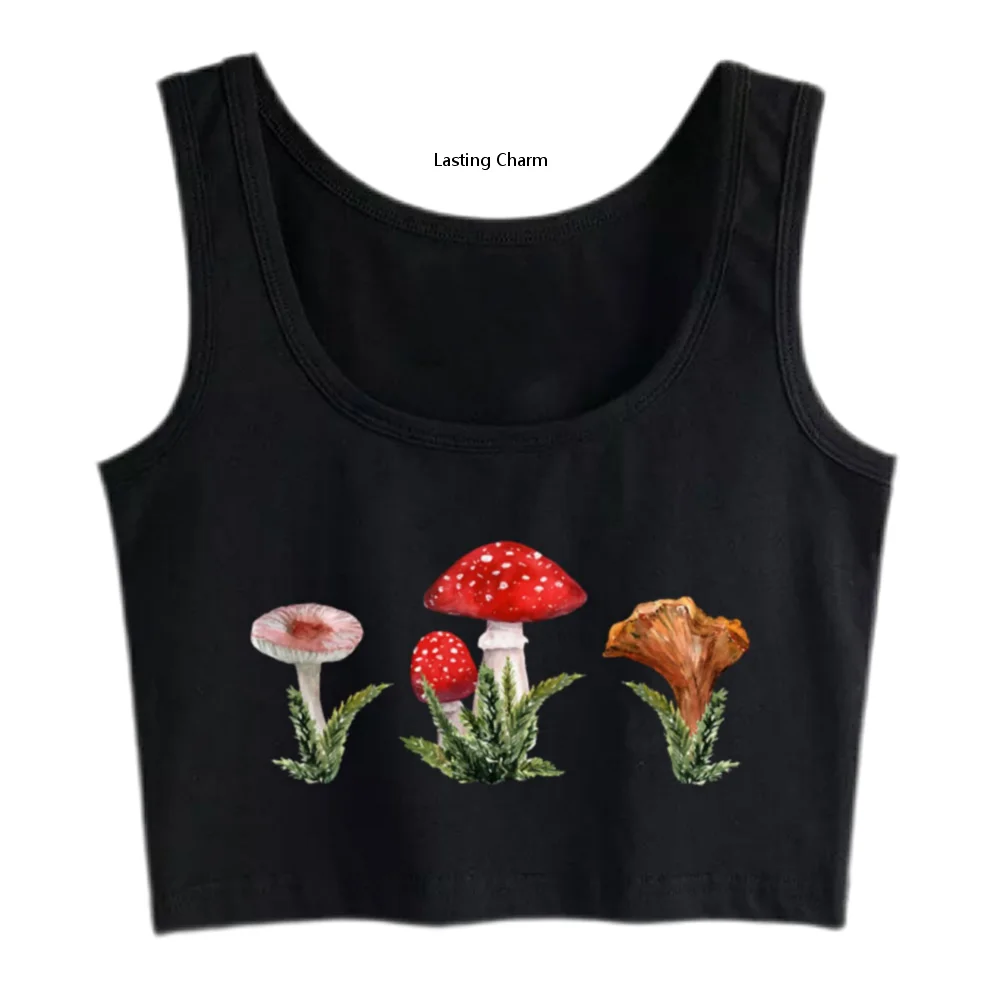 Mushroom Cottage Core Aesthetic Mycology Harajuku Print Crop Top Fashion Anime Style Sexy Tank Tops Girl's Personalized Camisole
Mushroom Cottage Core Aesthetic Mycology Harajuku Print Crop Top Fashion Anime Style Sexy Tank Tops Girl's Personalized Camisole