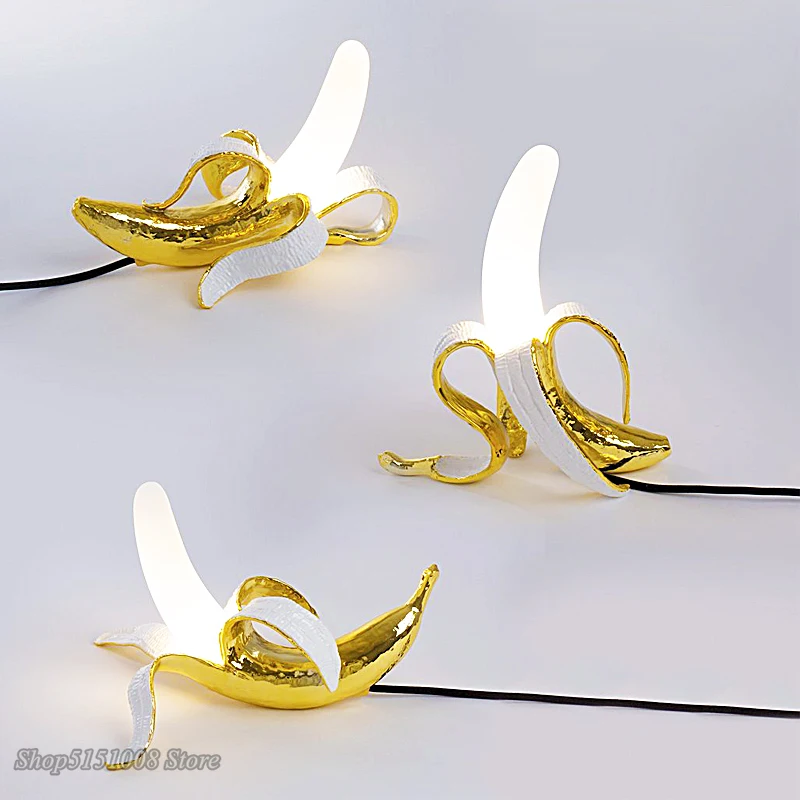 Italy Banana Night lights Modern Living Room Glass Led Table Lamps Bedroom Bedside desk lamp Home Decor Lighting Fixture 
Italy Banana Night lights Modern Living Room Glass Led Table Lamps Bedroom Bedside desk lamp Home Decor Lighting Fixture