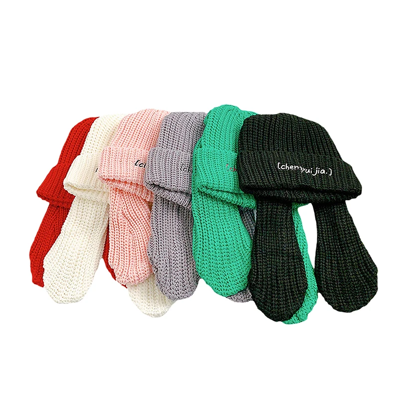 Women Cute Bunny Beanie Hats Soft Winter Warm Knitted Hats with Long Bunny Ears Outdoor Windproof Skull Caps for Hiking Climbing
Women Cute Bunny Beanie Hats Soft Winter Warm Knitted Hats with Long Bunny Ears Outdoor Windproof Skull Caps for Hiking Climbing