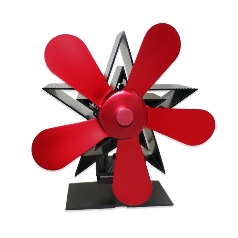Aluminum Alloy Fireplace Fan 5-blade Heat Powered Fan Replacement Stove Fan Easy to Use Fireplace Fan Accessories
Aluminum Alloy Fireplace Fan 5-blade Heat Powered Fan Replacement Stove Fan Easy to Use Fireplace Fan Accessories