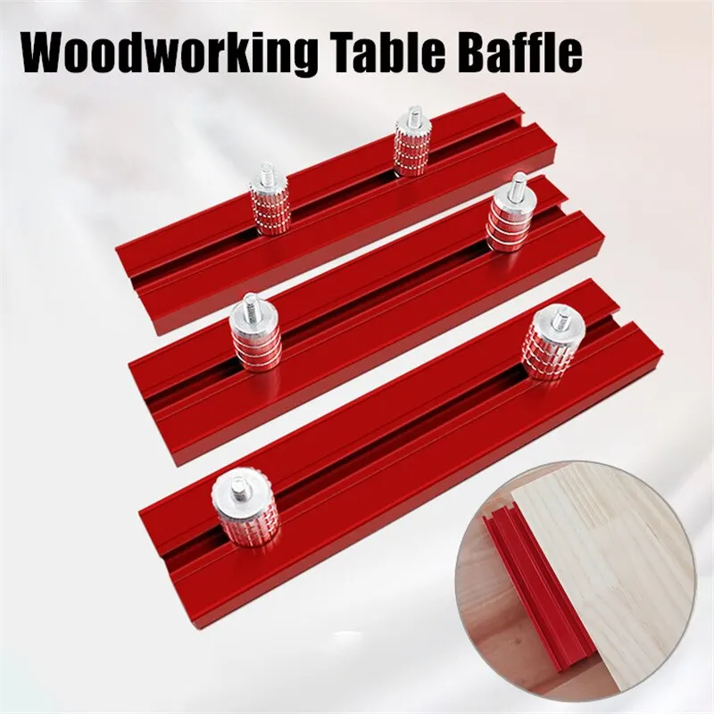 16/18/20mm Dog Hole Baffle Plate Planing Stop Board Woodworking Bench Auxiliary Clamp Workbench Table Aluminum DIY Tools
16/18/20mm Dog Hole Baffle Plate Planing Stop Board Woodworking Bench Auxiliary Clamp Workbench Table Aluminum DIY Tools