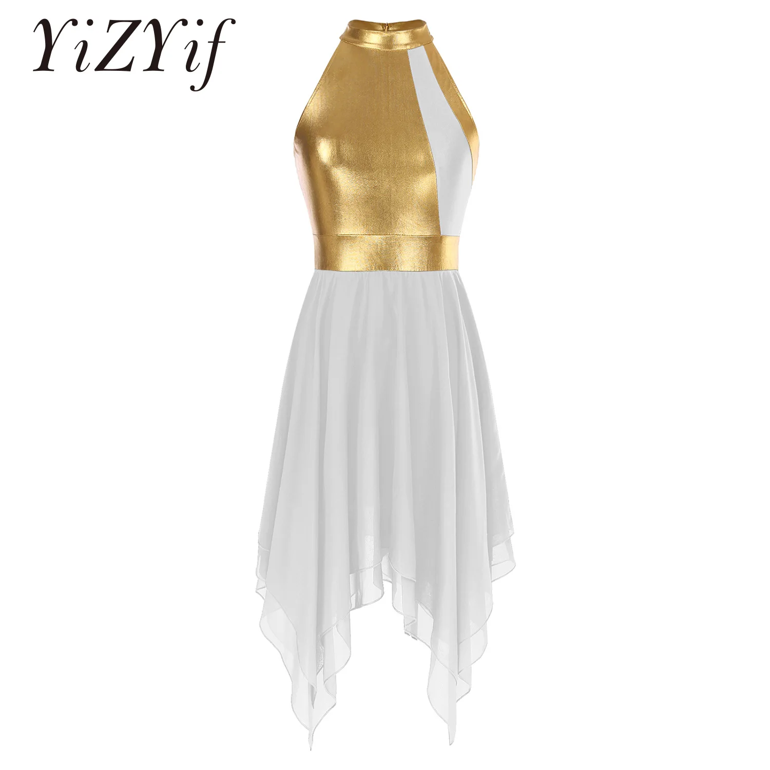 Womens Lyrical Dance Performance Dress Sleeveless Ballet Gymnastics Leotard Dress Dancewear Modern Ballroom Stage Costume
Womens Lyrical Dance Performance Dress Sleeveless Ballet Gymnastics Leotard Dress Dancewear Modern Ballroom Stage Costume