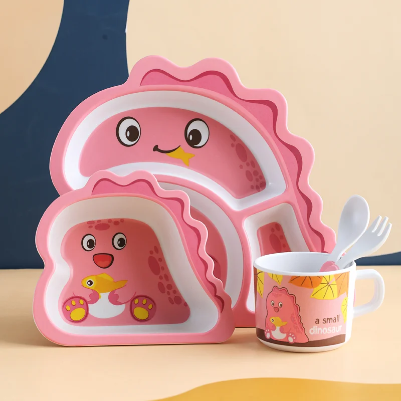 Children's Cartoon Tableware Knife Fork Spoon Eco Bamboo Fiber Dinnerware Set Pink, Blue, Red, Green dish for 4-12 years old Kid
Children's Cartoon Tableware Knife Fork Spoon Eco Bamboo Fiber Dinnerware Set Pink, Blue, Red, Green dish for 4-12 years old Kid