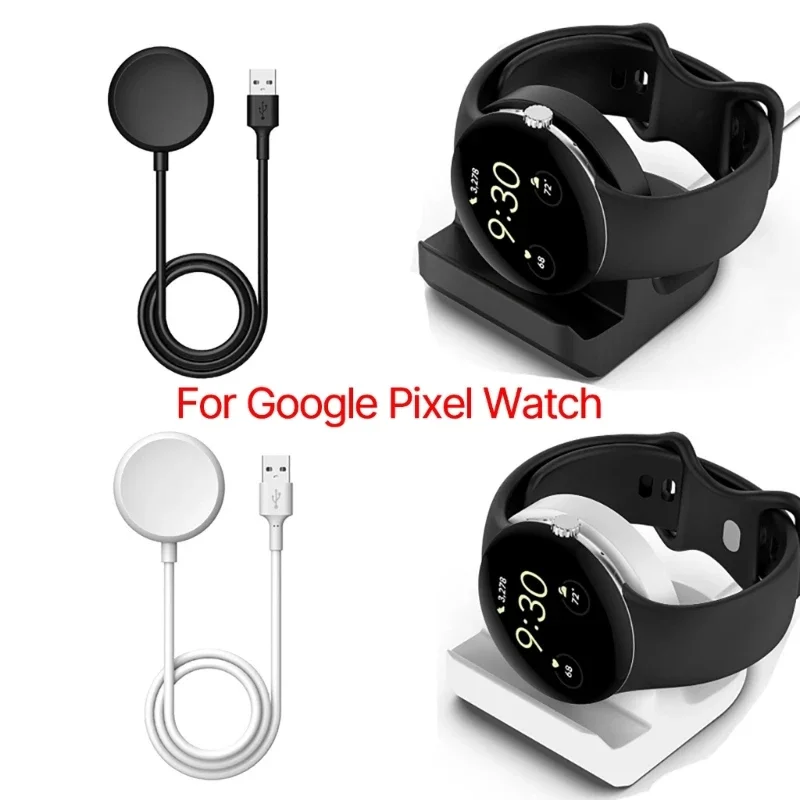 

USB Type C Charger Adapter Charging Cord Holder Power Dock Magnetic Bracket for Google Pixel Watch Wireless Charging Cable