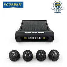 Solar Power TPMS Tire Pressure Monitoring System Digital LCD Display USB Auto Security Alarm Sensor For SUV Temperature Warning Solar Power TPMS Tire Pressure Monitoring System Digital LCD Display USB Auto Security Alarm Sensor For SUV Temperature Warning