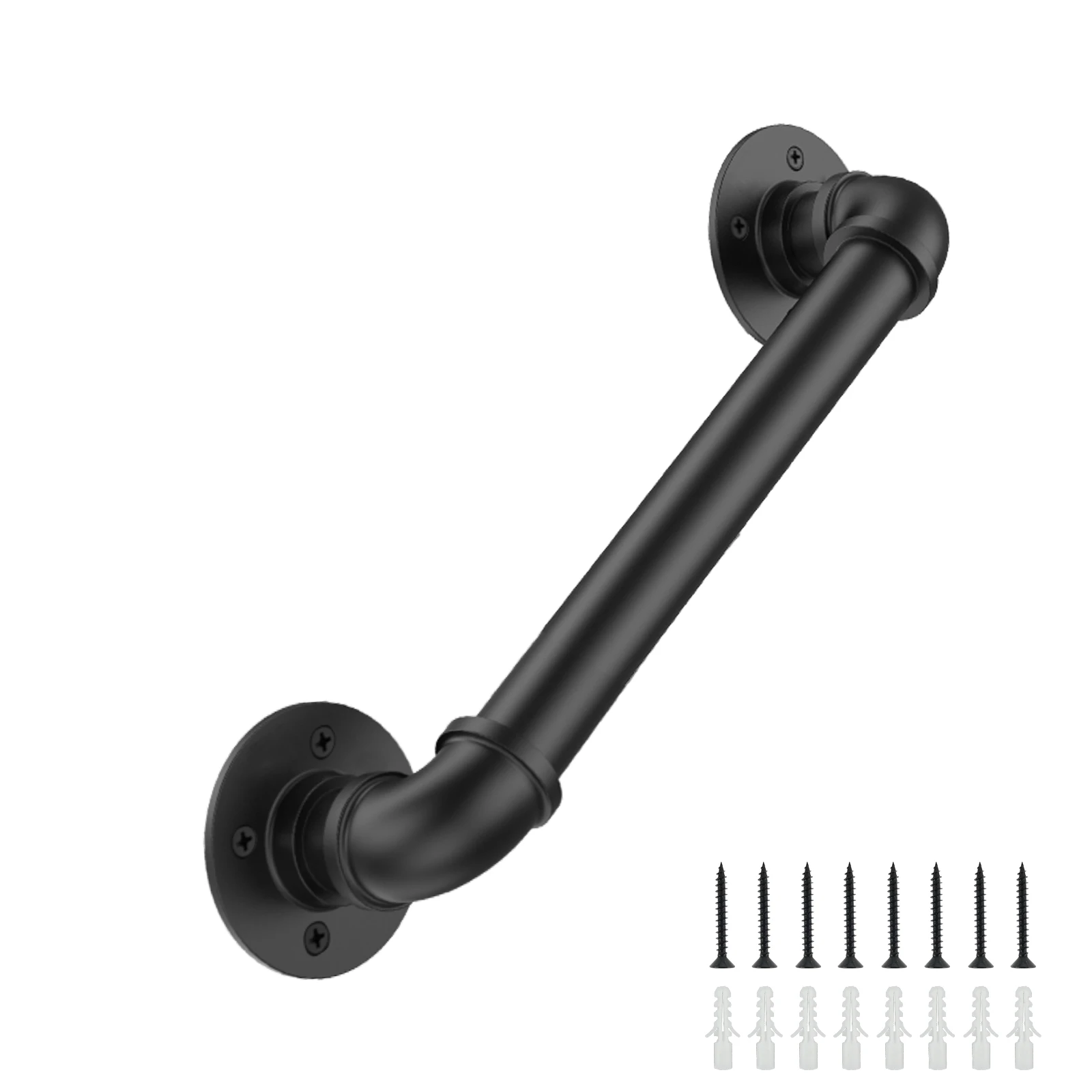 New Corridor Passage Staircase Handrail Handle Stair Banister Grab Rail Wall Support Railing Black 
New Corridor Passage Staircase Handrail Handle Stair Banister Grab Rail Wall Support Railing Black