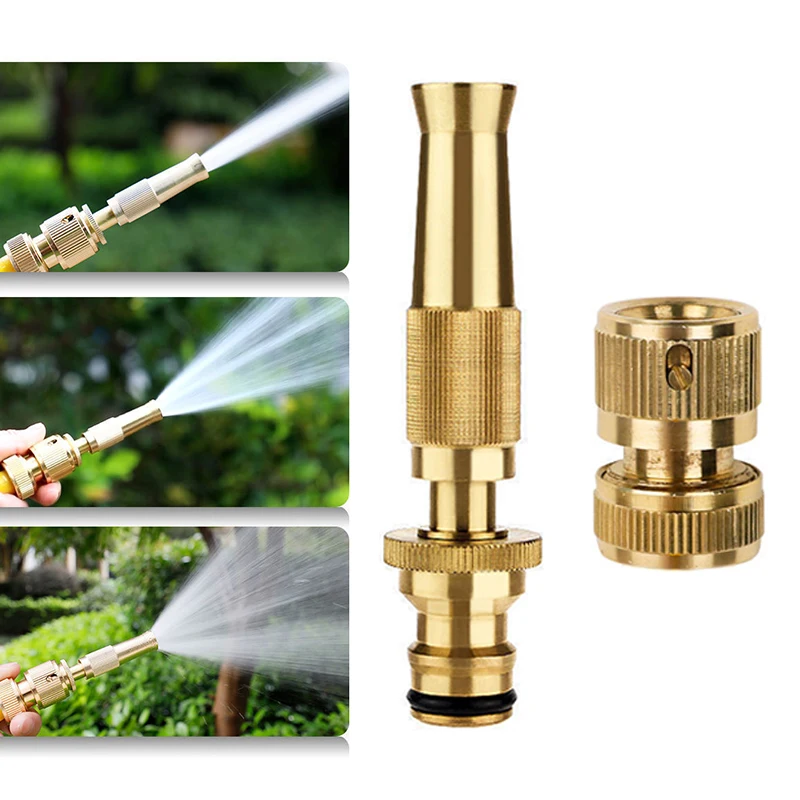 Water Gun Spray Nozzle Copper High Pressure Direct Spray Connector Garden Watering Water Car Wash Adjustable Pressure Nozzle
Water Gun Spray Nozzle Copper High Pressure Direct Spray Connector Garden Watering Water Car Wash Adjustable Pressure Nozzle