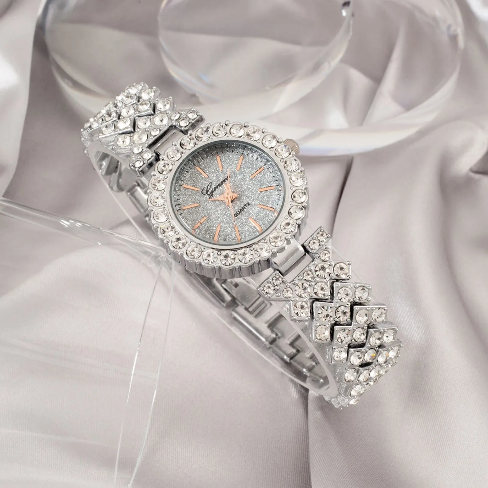 

Casual Watches Women Romantic Starry Sky Watch Bracelet Leather Rhinestone Designer Ladies Clock Simple Dress Gfit Montre Femme