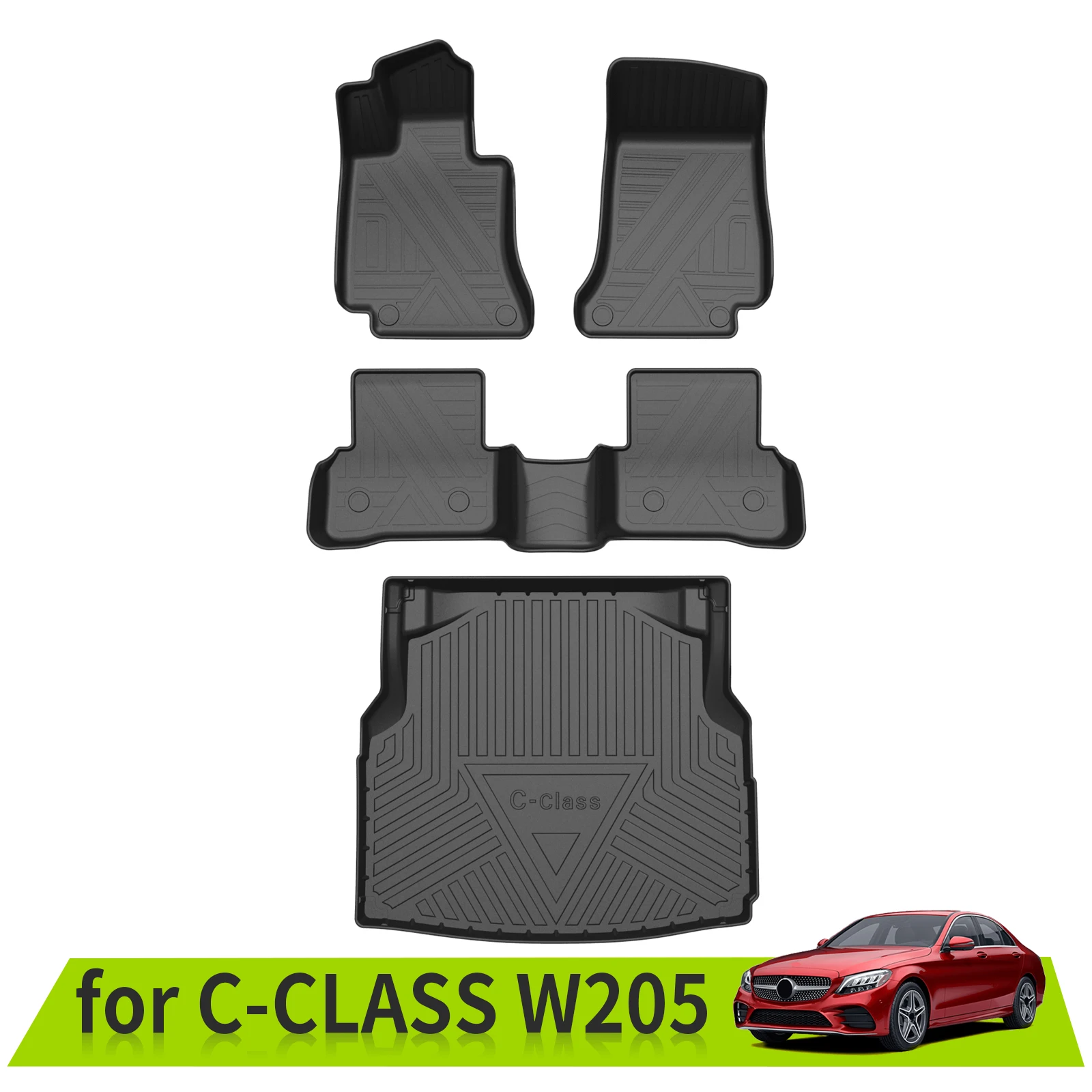 Car Floor Mats Trunk Pad for BENZ C-CLASS W205 2014-2020 Waterproof Anti-Slip Accessories 3D TPE Left Hand Driving
Car Floor Mats Trunk Pad for BENZ C-CLASS W205 2014-2020 Waterproof Anti-Slip Accessories 3D TPE Left Hand Driving