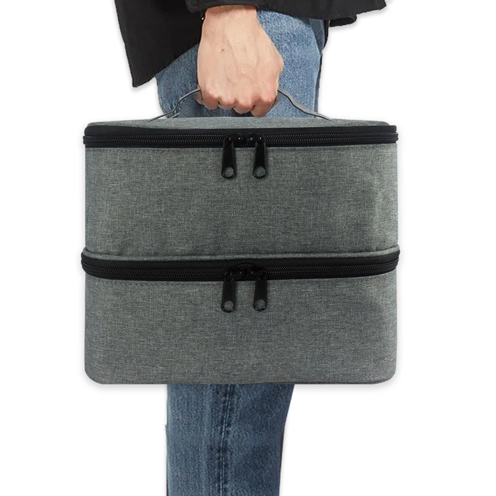Double Layer Nail Polish Bag Cosmetic Portable Storage Case Handheld Beginners Carrying Container Home Organizer
Double Layer Nail Polish Bag Cosmetic Portable Storage Case Handheld Beginners Carrying Container Home Organizer