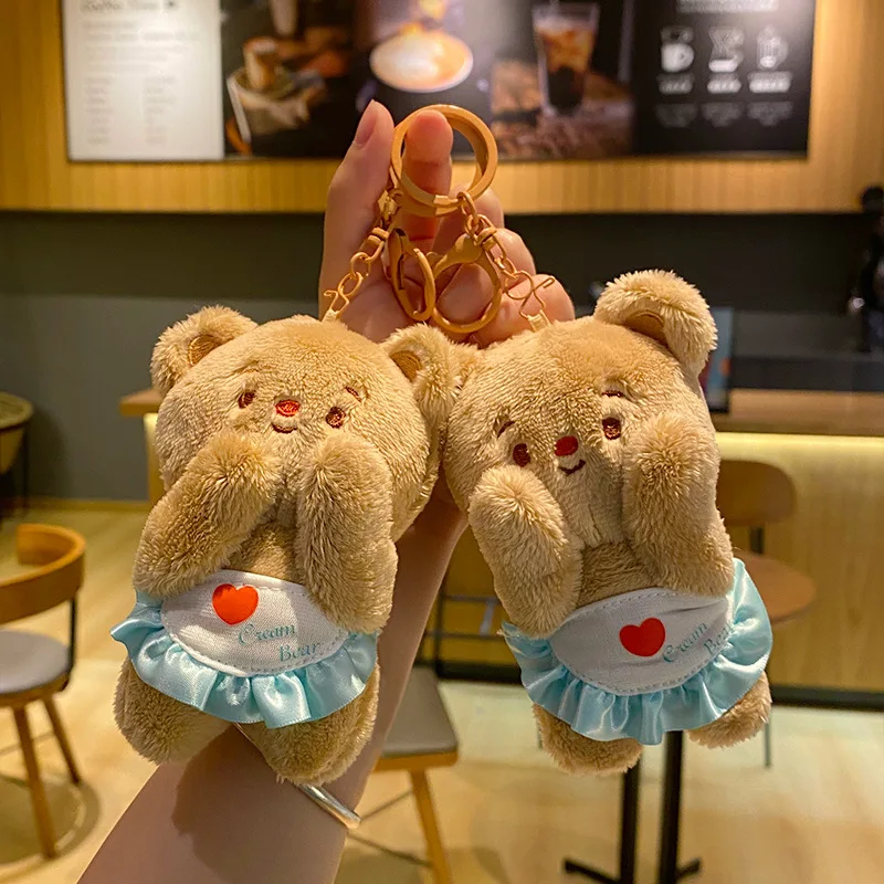 2024 Trendy Cute Butter Bear Doll Keychains For Bag Pendant Cute Small Bear Plush Keychain Funny Brown Bear Kawaii Keyring New
2024 Trendy Cute Butter Bear Doll Keychains For Bag Pendant Cute Small Bear Plush Keychain Funny Brown Bear Kawaii Keyring New