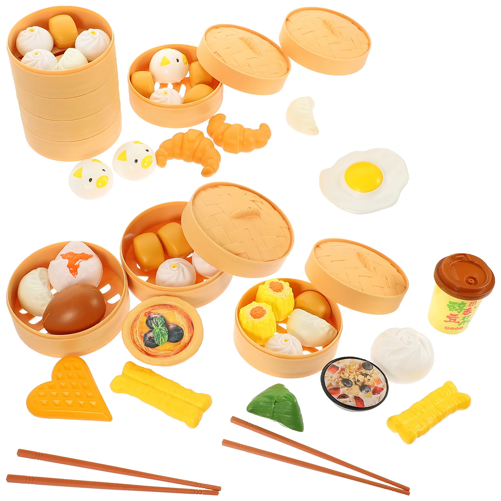 3 Sets/51pcs Children’s Toys Steamer Bun Steamed Buns Food Toys Kitchen Puzzle House
3 Sets/51pcs Children’s Toys Steamer Bun Steamed Buns Food Toys Kitchen Puzzle House