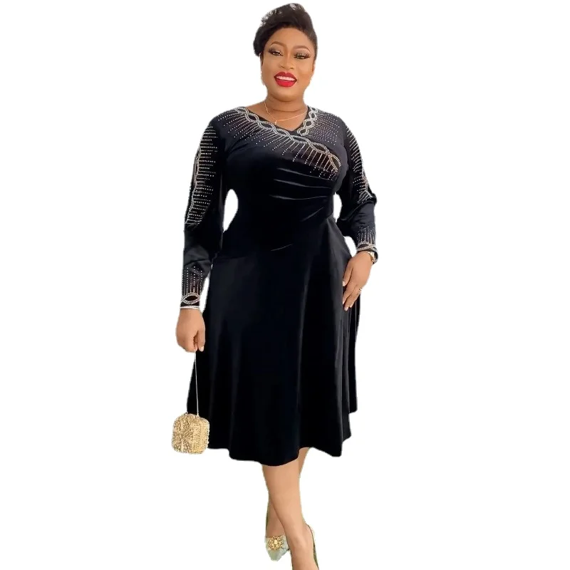 Velvet African Dresses For Women 2024 Dashiki Bodycon Dress African Clothes Fashion Elegant Dresses Ladies Africa Clothing
Velvet African Dresses For Women 2024 Dashiki Bodycon Dress African Clothes Fashion Elegant Dresses Ladies Africa Clothing