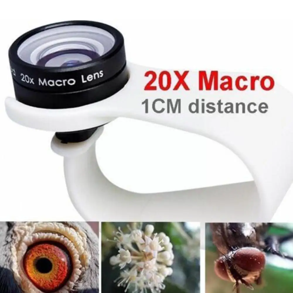 Mobile Phone Macro Lens 20X Super Cellphone Macro Lenses for Huawei iPhone 6 7 8 10 Samsung Only Use 1cm Distance M7K5
Mobile Phone Macro Lens 20X Super Cellphone Macro Lenses for Huawei iPhone 6 7 8 10 Samsung Only Use 1cm Distance M7K5