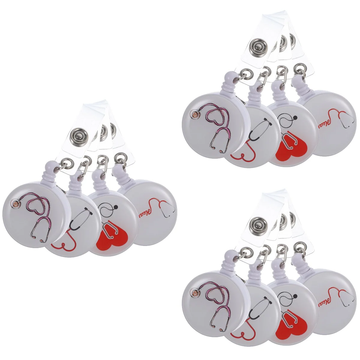 12 pcs Badge Holder Nurse ID Card Holder Retractable ID Cards Holder with Swivel Clips
12 pcs Badge Holder Nurse ID Card Holder Retractable ID Cards Holder with Swivel Clips