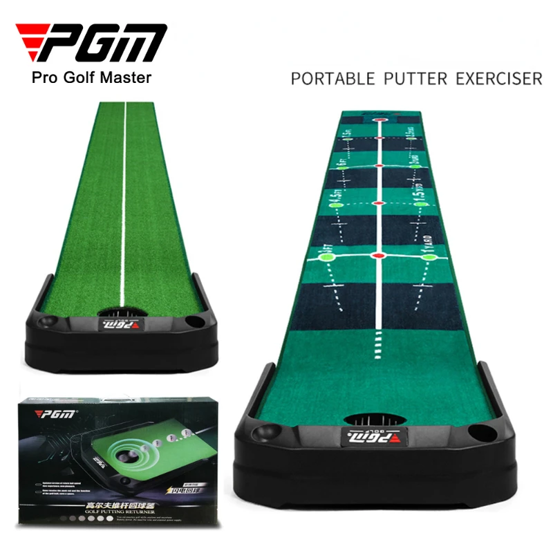 PGM 3M Golf Putting Mat Home with Automatic Ball Return Golf Putting Practice Mat Putter Swing Exciser for Golf Training Putters
PGM 3M Golf Putting Mat Home with Automatic Ball Return Golf Putting Practice Mat Putter Swing Exciser for Golf Training Putters