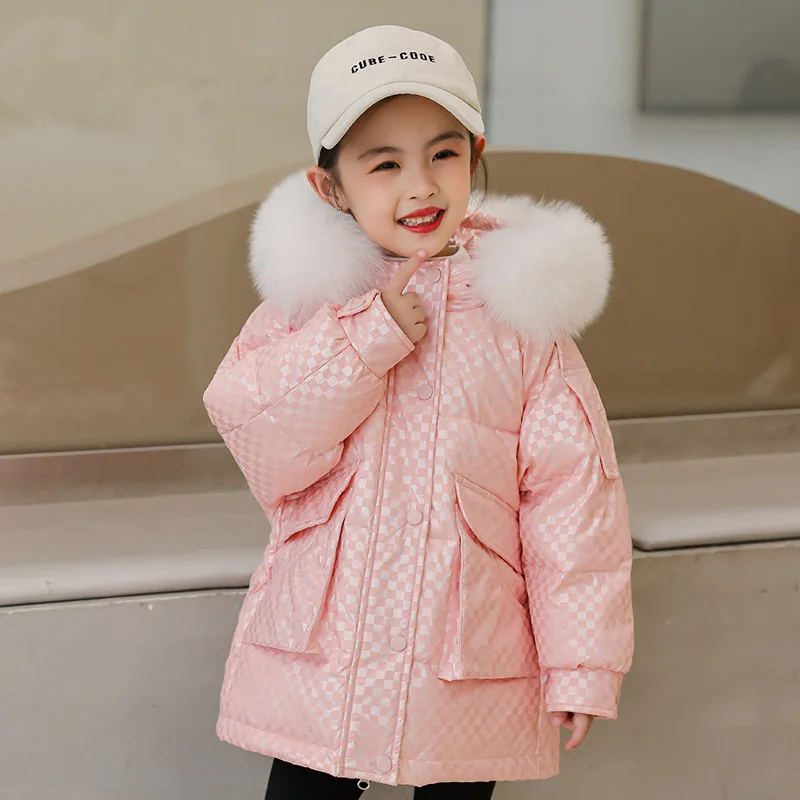 Girls Thick Coat Warm Parkas Kids Outwear Snow Wear Zipper Overcoat Children Loose Winter Hooded Cotton Padded Jacket
Girls Thick Coat Warm Parkas Kids Outwear Snow Wear Zipper Overcoat Children Loose Winter Hooded Cotton Padded Jacket