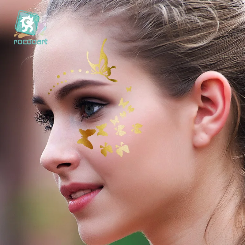 Party Gold Face Temporary Tattoo Waterproof Blocked Freckles Makeup Stickers Eye Decal
Party Gold Face Temporary Tattoo Waterproof Blocked Freckles Makeup Stickers Eye Decal