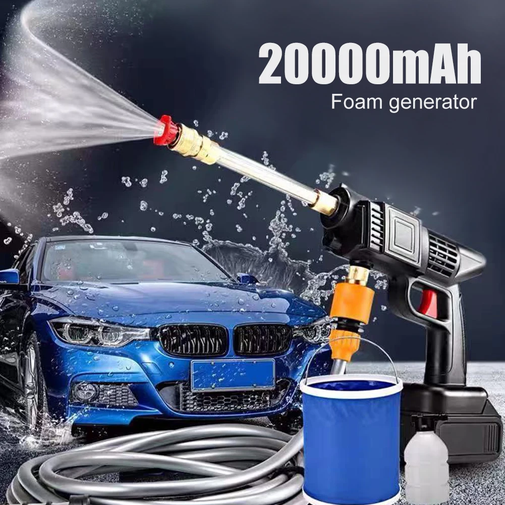 300W 30Bar Wireless High Pressure Car Wash Water Spay Gun Portable High Pressure Washer Foam Generator Car Washing Machine
300W 30Bar Wireless High Pressure Car Wash Water Spay Gun Portable High Pressure Washer Foam Generator Car Washing Machine