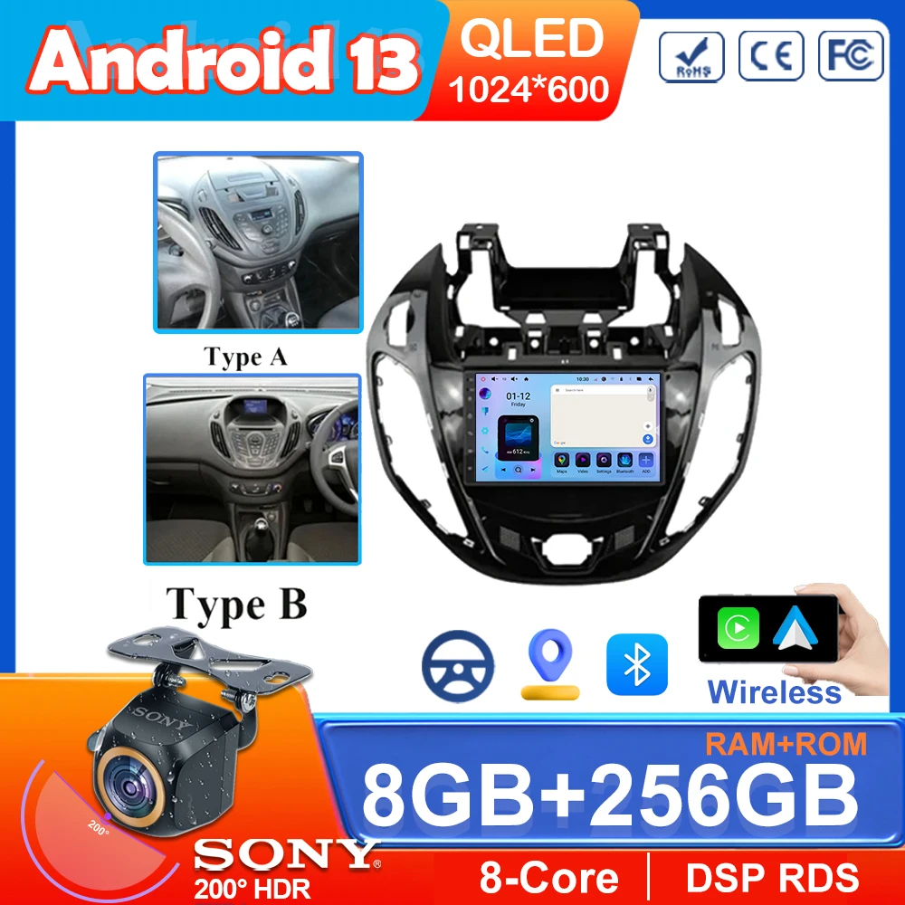7-дюймовый автомобильный радиоприемник Android для FORD B-MAX TRANSIT COURIER TOURNEO 2012-2017 Carplay Screen автомобильный Bluetooth мультимедийный аудио
7-дюймовый автомобильный радиоприемник Android для FORD B-MAX TRANSIT COURIER TOURNEO 2012-2017 Carplay Screen автомобильный Bluetooth мультимедийный аудио