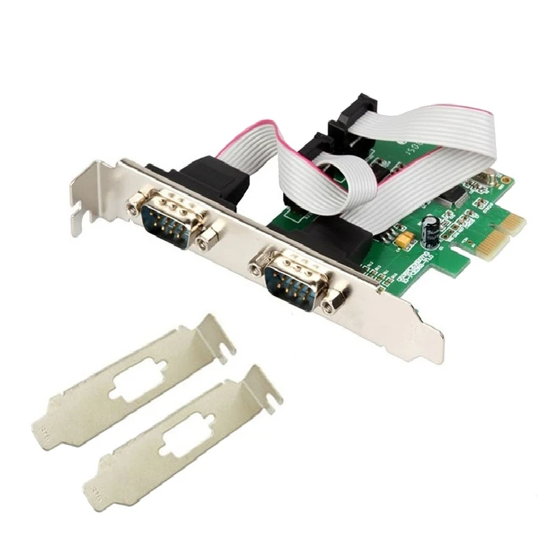 PCI Express 2 порта последовательная карта RS232 Com Db9 контроллер карта PCI-E 1,0X1 WCH382 чип с низкопрофильным кронштейном
PCI Express 2 порта последовательная карта RS232 Com Db9 контроллер карта PCI-E 1,0X1 WCH382 чип с низкопрофильным кронштейном