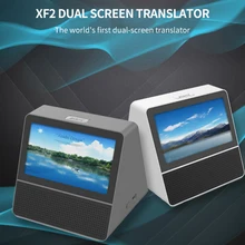 XF2 Supports WIFI Bluetooth for Business 52 Multi-language Translators Multifunction Dual-screen Intelligent Voice Translator
XF2 Supports WIFI Bluetooth for Business 52 Multi-language Translators Multifunction Dual-screen Intelligent Voice Translator