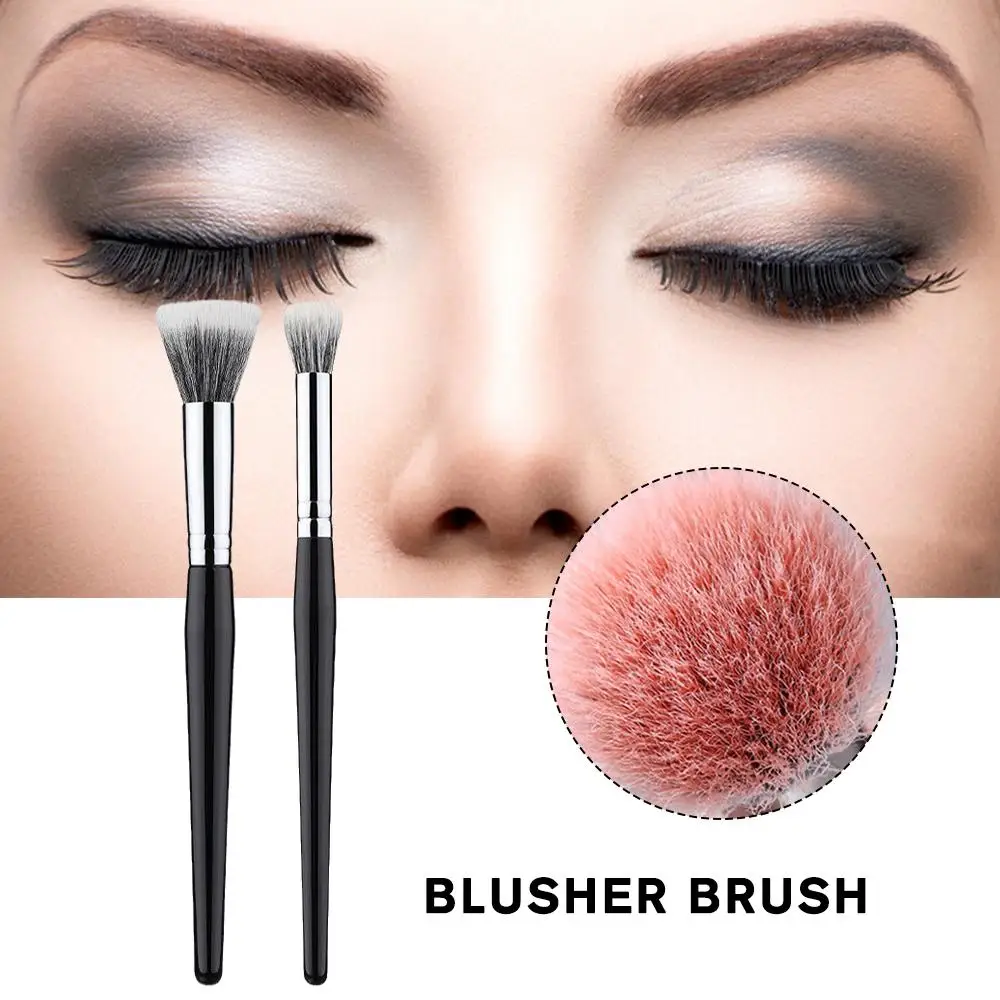 

1Pcs Big Angled Top Loose Powder Makeup Brush Foundation Contour Cosmetic Beauty Blusher Up Brush Make Face Cheek C5U2