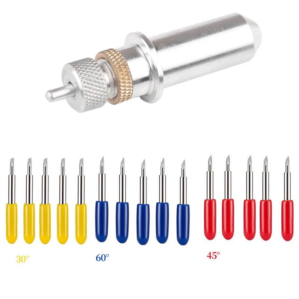 Tungsten Steel Blade Holder 30/45/60 Degree Blades Cutter For Roland Carving Cut Plotter Replacement Blades
Tungsten Steel Blade Holder 30/45/60 Degree Blades Cutter For Roland Carving Cut Plotter Replacement Blades