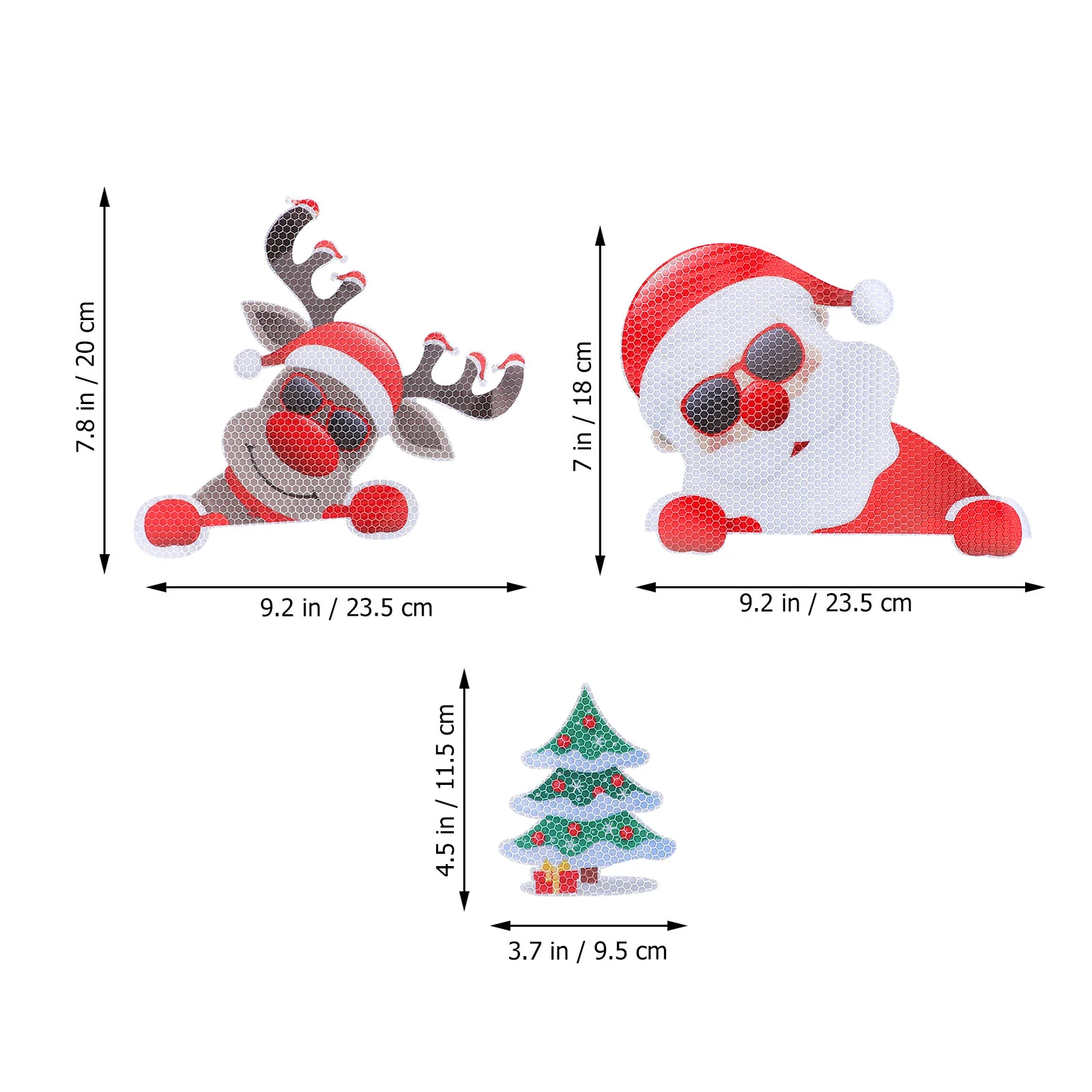 3 Pcs Magnetic Reflective Stickers Micro Magnets Auto Decorate Decorative Car Refrigerator Christmas Elder Decal
3 Pcs Magnetic Reflective Stickers Micro Magnets Auto Decorate Decorative Car Refrigerator Christmas Elder Decal