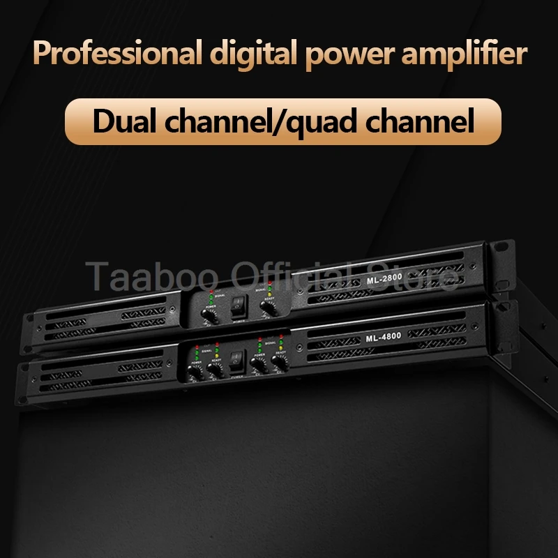 850W High Power Professional Sound Amplifier 2/4 Channel Digital Hifi Audio Amplifier Speaker KTV Stage Home Subwoofer Amplifier
850W High Power Professional Sound Amplifier 2/4 Channel Digital Hifi Audio Amplifier Speaker KTV Stage Home Subwoofer Amplifier