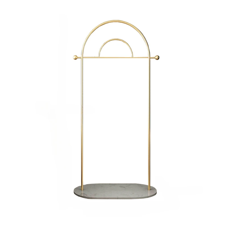 

Metal Entryway Clothing Rack Stand Storage Hat Shelf Boutique Gold Coat Hanger Nordic Burro Hallway Ropa Clothing Furniture