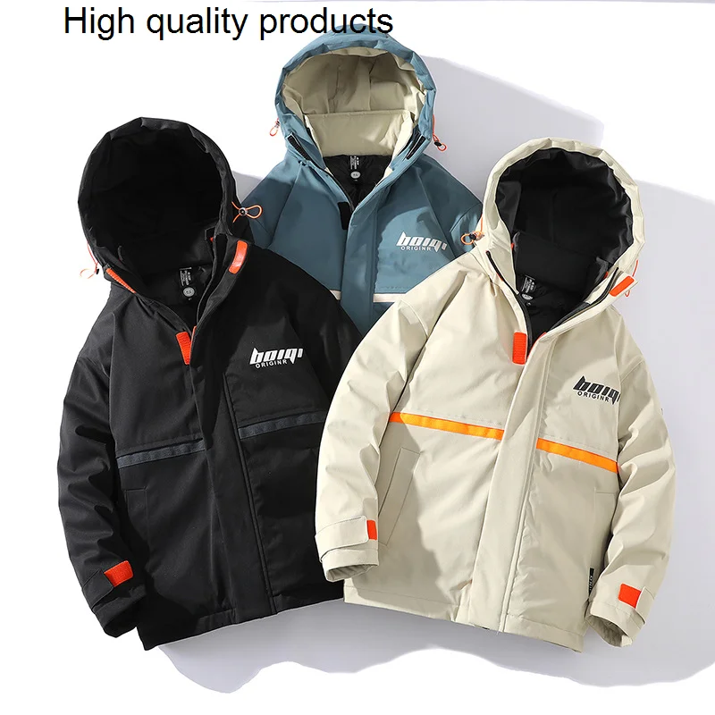 Men's Winter Jacket 2023 Windbreaker Outerwear Padded Down Warm Parka Bomber Male Hooded Fashionable Oversize Black Coat Husband
Men's Winter Jacket 2023 Windbreaker Outerwear Padded Down Warm Parka Bomber Male Hooded Fashionable Oversize Black Coat Husband