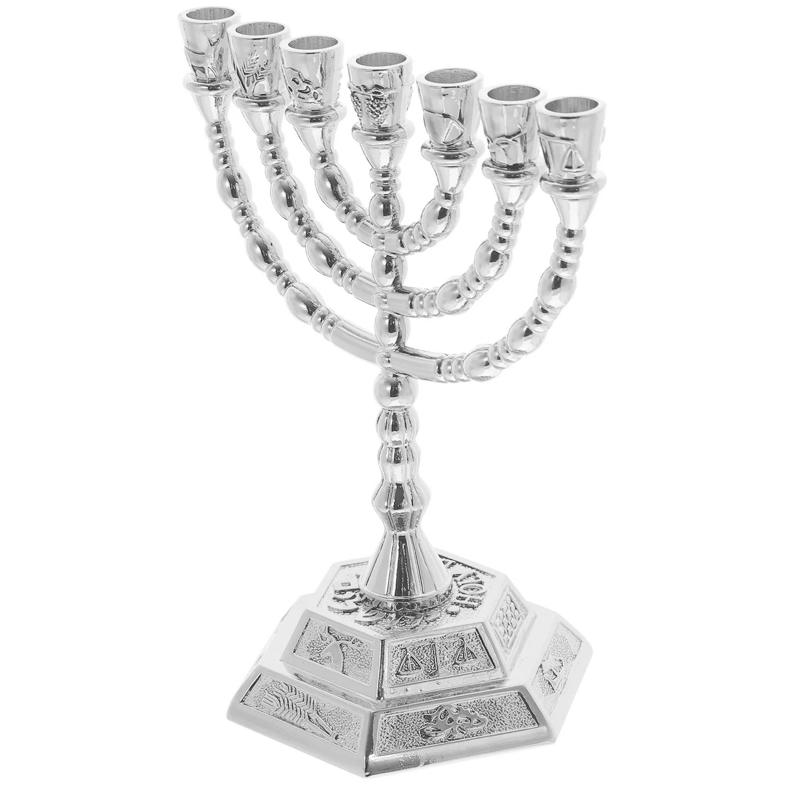 Vintage Metal Religious 7-Branches Candelabrum Stand Temple Holder Retro Decortick Decoration Desktop Adornment
Vintage Metal Religious 7-Branches Candelabrum Stand Temple Holder Retro Decortick Decoration Desktop Adornment