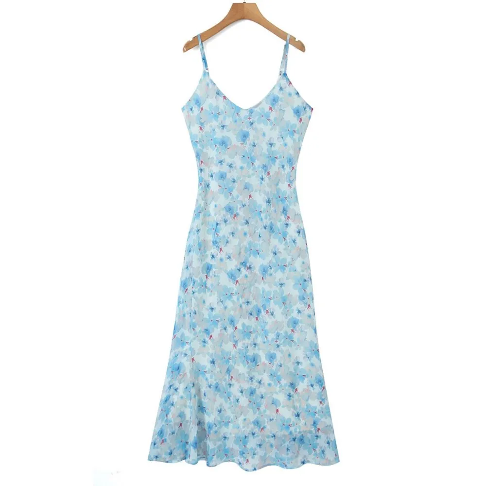 Good Quality Clothes Women Dress Plus Size Sexy Blue Impression Print Mesh Fold Diagonal Cut V-Neck Spaghetti Strap One-Piece 
Good Quality Clothes Women Dress Plus Size Sexy Blue Impression Print Mesh Fold Diagonal Cut V-Neck Spaghetti Strap One-Piece