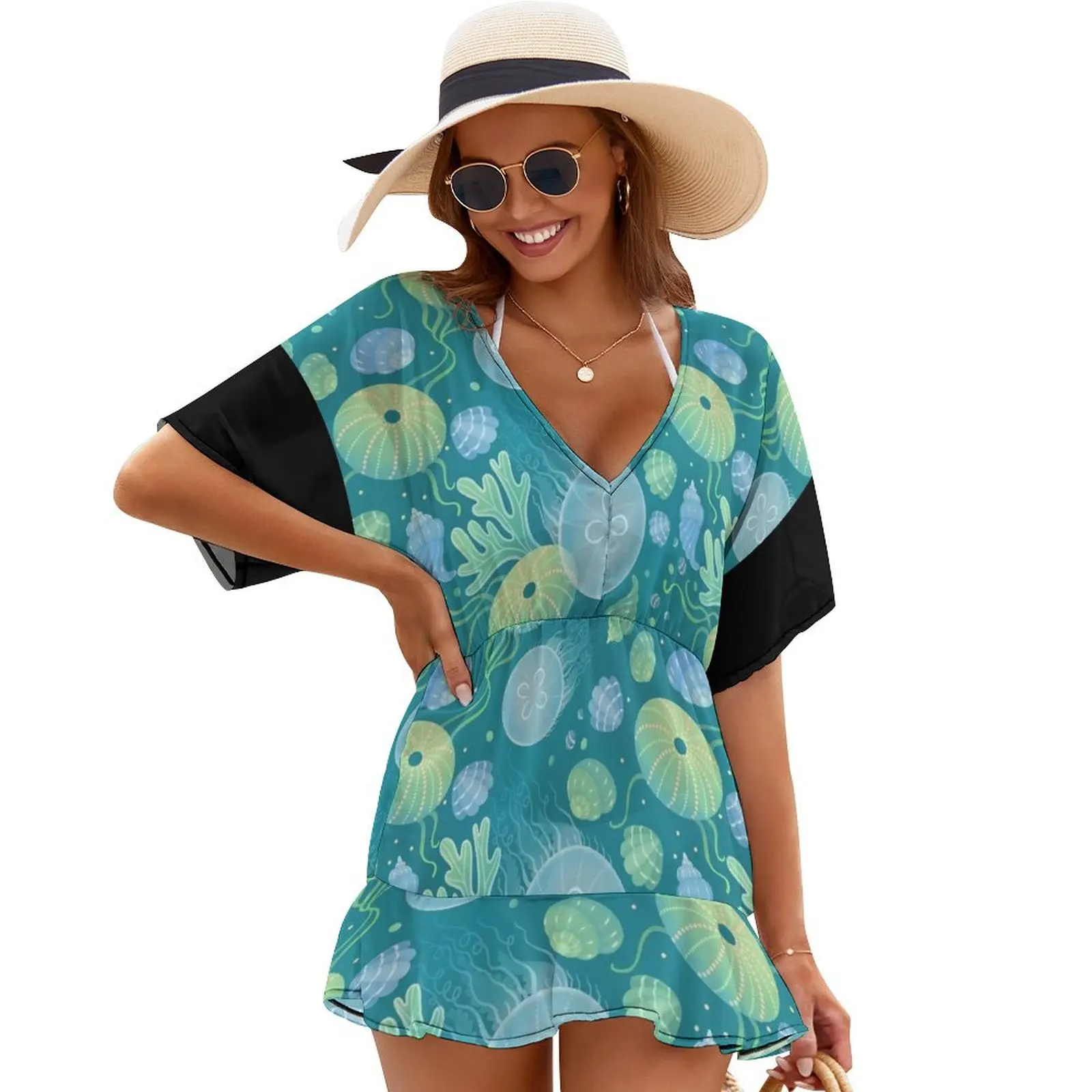 Ocean life Cover Ups summer dress daily women dresses dresses summer Elegant gowns
Ocean life Cover Ups summer dress daily women dresses dresses summer Elegant gowns