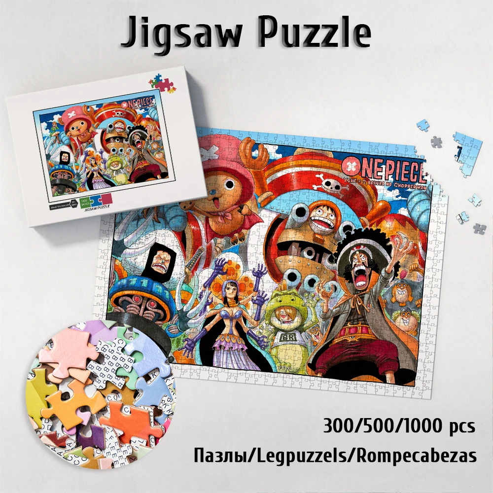 Cartoon Bandai Jigsaw Puzzles Cute Chopper Educational Toys One Piece Animation Character Puzzle for Adults Fun Family Game Gift
Cartoon Bandai Jigsaw Puzzles Cute Chopper Educational Toys One Piece Animation Character Puzzle for Adults Fun Family Game Gift