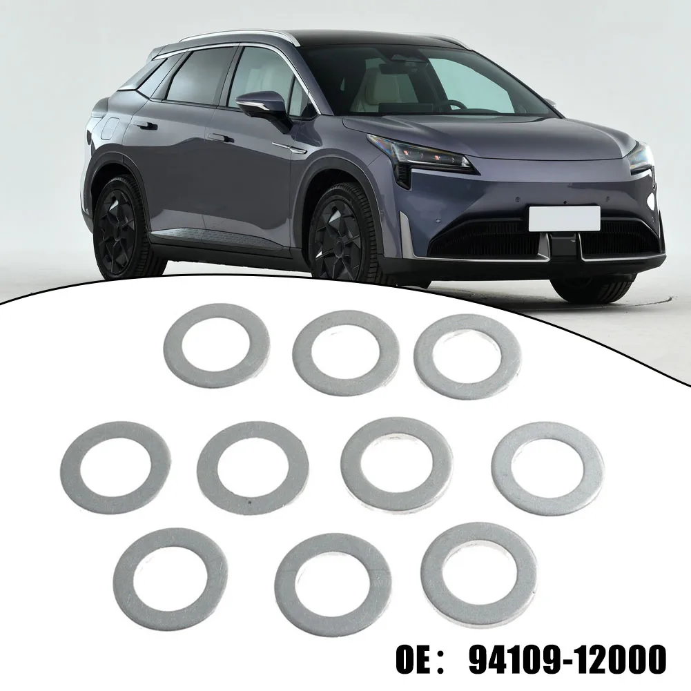 10pcs Aluminum Transmission Drain Plug Washer #94109-12000 Suitable For Honda-Fit 2003-2006/ For Legend 1991-2004 Silver Parts
10pcs Aluminum Transmission Drain Plug Washer #94109-12000 Suitable For Honda-Fit 2003-2006/ For Legend 1991-2004 Silver Parts