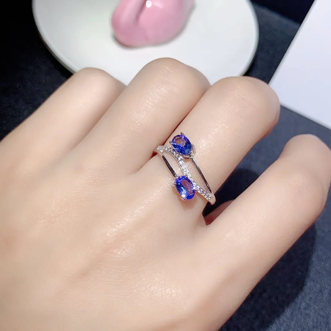 Natural Tanzanite Ring Silver 925 Ring Engagement Women Luxury Gemstone Jewelry New wedding Ring Adjustable Fine Free Shipping
Natural Tanzanite Ring Silver 925 Ring Engagement Women Luxury Gemstone Jewelry New wedding Ring Adjustable Fine Free Shipping
