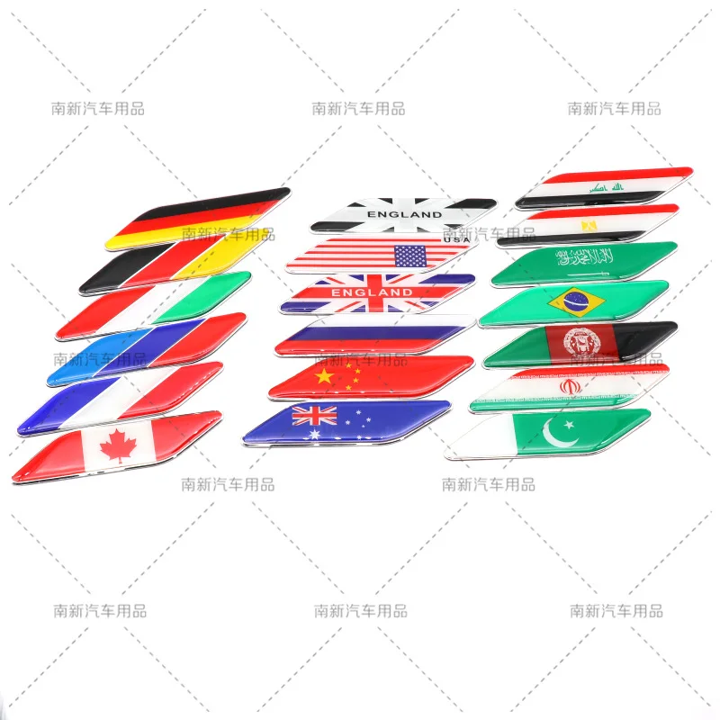 2PCS Italy, Germany, France, Canada, the United States, Britain, Japan, Australia, national flag stickers, adhesive stickers.
2PCS Italy, Germany, France, Canada, the United States, Britain, Japan, Australia, national flag stickers, adhesive stickers.