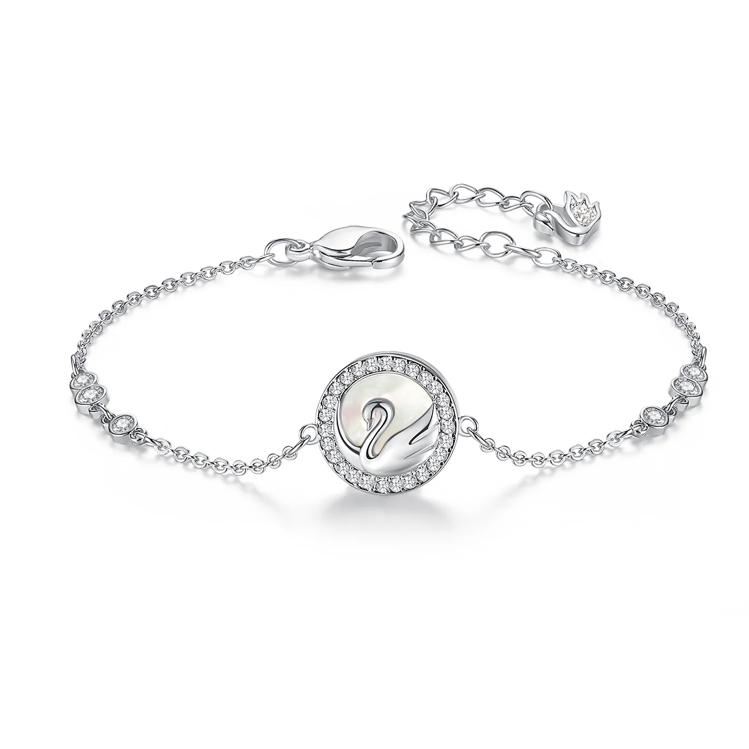 SACKART never fades New Classic White Shell White Swan Bracelet Fashion Jewelry Exquisite Women Wear Luxury Style Animal chain
SACKART never fades New Classic White Shell White Swan Bracelet Fashion Jewelry Exquisite Women Wear Luxury Style Animal chain