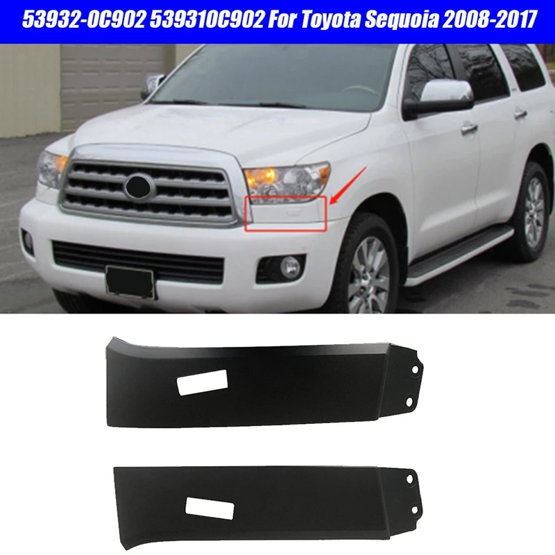 Наполнитель передней фары 53932-0C902 539310C902 для Toyota Sequoia 2008-2017 с отверстием для водяного сопла, 1 пара
Наполнитель передней фары 53932-0C902 539310C902 для Toyota Sequoia 2008-2017 с отверстием для водяного сопла, 1 пара