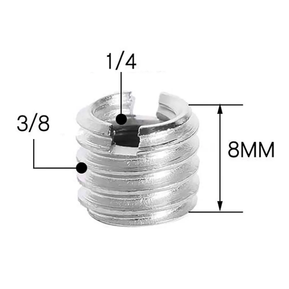 1pc 1/4 3/8 To 5/8 Threaded Screw Mount Adapter For Levels Tripods SLR Cameras Other Studio Accessories Precise Measurement
1pc 1/4 3/8 To 5/8 Threaded Screw Mount Adapter For Levels Tripods SLR Cameras Other Studio Accessories Precise Measurement