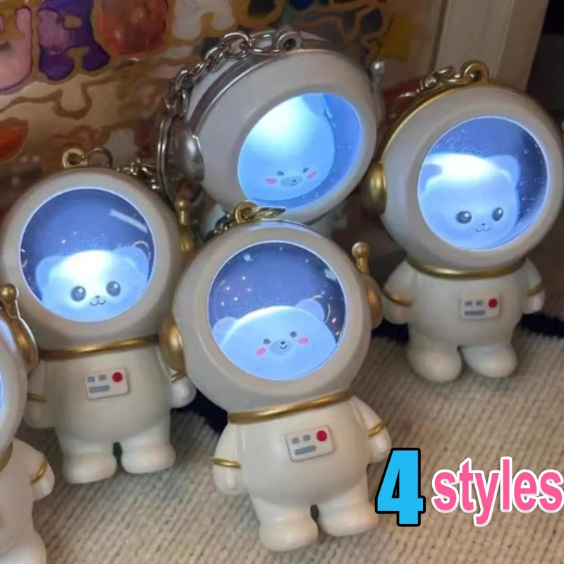 Creative Cartoon Starry Cat Bear Night Light Astronaut Keychain Lovers Light Up LED Keyring Package Pendant Small New Year Gift
Creative Cartoon Starry Cat Bear Night Light Astronaut Keychain Lovers Light Up LED Keyring Package Pendant Small New Year Gift